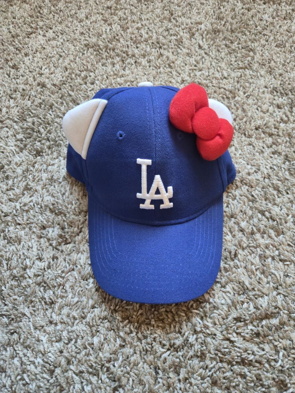 LA Dodgers Baseball HELLO KITTY EXCLUSIVE OFFICIAL Night Hat  VERY RARE!